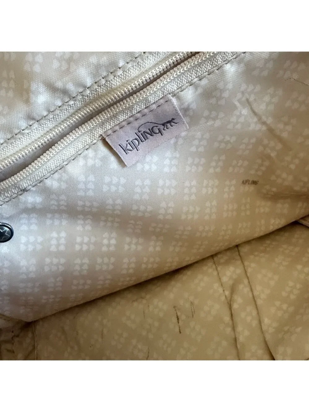 Kipling City Pack S Light Pink Nylon Backpack Monkey Charm
